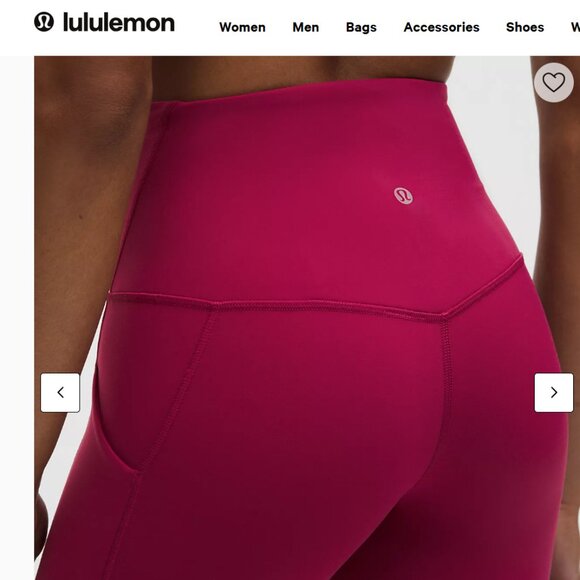 lululemon Align™ High-Rise Pant with Pockets 25"- magenta smoke - Picture 2 of 3